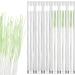 360 Pieces Ear Hole Floss Earrings Hole Cleaner Disposable Piercing Aftercare Cleaner Earrings Piercing Cleaning Line Ear Piercing Care Cleaning Tool for Girls Women Men (White, Green)