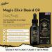 Buy Slickhare Magic Beard Elixir - 100% Natural Organic Beard Oil for Men | Perfect Gifts for Him Dad Boyfriend Husband - Made in USA (1 Fl Oz - Buy Online on GoSupps.com