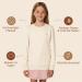 Timino Organic Cotton Children Sweater - Unisex Long-Sleeved Baby Sweatshirt in Creamy Vanilla High Quality Sizes 68-116 (6 Months to 6 Years) - Buy Online on GoSupps.com