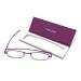IF Compact Lenses Readers Slim Flat-Folding Unisex Reading Glasses - Orchid "+1.5"""