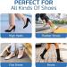 MAKMAN Orthoes Bunion Relief Socks - Projoint Antibunions Health Socks - Gray (5 pairs) - Buy Online on GoSupps.com