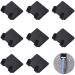 Catelves 8 piece of razor bracket shower razor holder shower without drilling high-quality plastic razor holder razor holder shower self-adhesive razor holder suitable for home kitchen bathroom