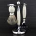 JAGSHAVING High-Quality Badger Hair Shaving Brush - Shatter-Proof Synthetic Resin & Metal - Ivory | International Shipping Available - Buy Online on GoSupps.com