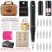 Permanent Eyebrow Makeup Wireless Tattoo Pen Kit for Eyebrow Lip Eyeliner Tattoo Machine With 15 pcs Cartridge Needles Microblading Supply Ombre Powder Brows(Black Tattoo Kit) Luxurious Tattoo Kits - Black