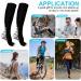 Shop Acwoo Compression Stockings for Men & Women - Medical Knee Socks for Thrombosis Flight & Running (S-M Gray) - Buy Online on GoSupps.com
