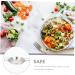 Zerodeko Stainless Steel Pan Wok Frying Pan Camping Dishes Utensils Grilling Pan Pasta Serving Plate Outdoor Grill Pan Steel Frying Pan Non Stick Griddle Pan Sticky Pan Work Flat 31.80X22.00X3.50CM Silver - Buy Online on GoSupps.com