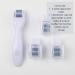 Derma Roller Microneedle Skin Care Kit - 0.25mm Titanium Heads for Face & Body | Includes 4 Replacement Heads, 3 Disinfecting Cups, & Case - Buy Online on GoSupps.com