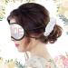 Tarpop 8 Sets Bride & Bridesmaid Eye Masks with Satin Hair Scrunchies - Perfect Wedding Proposal & Bachelorette Party Favors in Pink and White - Buy Online on GoSupps.com