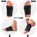 Metatarsal Compression Arch Support Sleeves for Flat Feet Pain Relief - Medium Black | Reusable Gel Pad Fabric Socks for Arthritis & Plantar Fasciitis - Men & Women - Buy Online on GoSupps.com