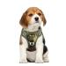 Eyin dog harness for small dogs adjustable breathable reflective padded and breathable breast dishes with handle and front bracket for daily training (camouflage green s) s (neck: 32-46cm chest: 35-63cm) Tarngr n
