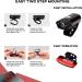 BX-300 Rechargeable Bike Light Set - Front and Back Lights for Night Riding Safety | USB Tail Rear | Cycling Accessories for Adults and Kids | Road and Mountain Biking - Charcoal - Buy Online on GoSupps.com