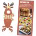 HOLIDYOYO 75 Pcs Lollipop Paper Card Elk Reindeer Candy Holder Xmas Lollipops Sweets for Lollpop - Buy Online on GoSupps.com