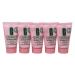 Pack of 5 x Clinique All About Clean Rinse-Off Foaming Cleanser 1 oz each Sample Size Unboxed