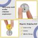 20 Pcs Magnetic Acupressure Massage Balls - Hedgehog Therapy Balls for Stress Relief (32mm Silver & Gold) - Buy Online on GoSupps.com
