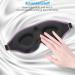 2024 Innovative Ergonomic Sleep Mask for Men & Women - 100% Light Blocking Adjustable Eye Mask with Earplugs for Travel Nap & Meditation - Violet - Buy Online on GoSupps.com