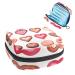 Women's bonds storage pockets Stillpad holder red heart cookies portable period kit bag feminine product bag for women girls color3