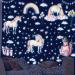 Glow in The Dark Unicorn Stars Wall Stickers for Girls Bedroom - Luminous Ceiling Decals for Kids Playroom and Nursery - Buy Online on GoSupps.com
