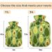 Naanle Avocado Bee Hot Water Bottle | 1L Transparent Heat Bottle for Bed | Hand & Foot Pain Relief | Heat & Cold Therapy Solution - Buy Online on GoSupps.com