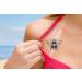 Dopetattoo Realistic Insects Temporary Tattoos - 6 Sheets of Death's-Head Moth and Dragonfly Designs for Neck, Arm, and Chest - Men, Women, Adults - Buy Online on GoSupps.com