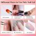 MQ Poly Gel Nail Clear Builder Gel - 15g Poly Extension Gel for Strong Acrylic Nails | DIY Nail Art for Beginners - Buy Online on GoSupps.com
