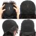 MISNEY 12 Inch Wavy Bob Human Hair Wig with Bangs - 130% Density, Machine Made, Natural Color - For Black Women - Buy Online on GoSupps.com