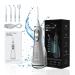 Apollo Water flosser for Teeth Whitening Dental Care Gums & Braces Care with 5 Cleaning Modes | 360 Rotatable with 300ML Water Capacity Waterproof Teeth Cleaner Flosser