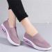Women's Air Cushion Orthopedic Diabetic Walking Wedge Sneaker - Slip-On Toning Rocker Shoes - Buy Online on GoSupps.com