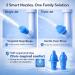 Adjustable-Pressure Blue Nasal Rinse Bottle, 300mL Smart Air-Valve Continuous-Flow Irrigator with 30 Saline Packets & Dual Nozzles - Buy Online on GoSupps.com