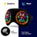 Tie Dye Animal Paw Print Sleep Mask | Adjustable Blindfold for Sleeping | Blocks Light for Night Travel | Men Women - Buy Online on GoSupps.com