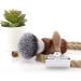 JAG Shaving Razor Set | Sustainable 3-Part Wooden Razor & Synthetic Hair Brush | Double Edge Blades for Men & Women | Eco-Friendly Shaving Stand - Buy Online on GoSupps.com