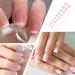 22Stickers Semi Cured Gel Nail Strips French Tip Stickers French Manicure Stickers Gel Nail Stickers Ice Transparent Nude Nail Patches Soft Self-adhesive Gel Nail Sticker Women's Long-lasting Nails - Buy Online on GoSupps.com