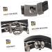 2pcs Hombre Hand Black Bangles Creative Leather Bracelets Braided Chain Wristband Adjustable De 21x2cm As Shown - Buy Online on GoSupps.com
