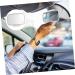 Healeved 1pc Car Vanity Mirror Clip-on Mirror Sun Visor Mirror Car Visor Mirror Vanity Mirror for Car Mirror for Sun Visor Car Makeup Mirror Car Sun Shield Makeup Mirror LED Makeup Mirror - Buy Online on GoSupps.com