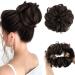 Vlasy Messy Bun Hair Piece for Women Curly Wavy Hair Scrunchies Bun Extensions Hairpieces Synthetic Hair Chignons Accessories Updo for Girls(4# 60g) 60g 4#