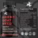 Horny Goat Weed 1000mg Max Strength with Maca Root, Ginseng, Tongkat Ali, Saw Palmetto, L-Arginine - USA Made Energy Complex - 2-Pack 120 Count - Buy Online on GoSupps.com