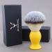 JAG Shaving Razor Brush - Synthetic Silver Spitzhaar Shaving Brush for Men & Women - Yellow Shaving Cream Brush - Perfect Match for Your Razor - Buy Online on GoSupps.com
