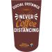 Heal with Appeal Amputee Stump Sock - Social Distance Never Coffee Distance V2 - 3Ply - Buy Online on GoSupps.com