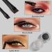 Angled Eyeliner Eyebrow Brush Set - Ultra-Fine Slanted Brushes for Brow Grooming and Mascara Application - 3 Pack Eyeshadow Blending Brushes - Beauty Cosmetic Tool in Black - Buy Online on GoSupps.com