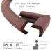 Bebe Earth Baby Proofing Edge and Corner Guard Protector Set  16 Feet Edges & 4 Foam Corners  Furniture and Tables Child Baby Proof Bumpers   Pre-Taped Corner Cushions - Coffee Brown Coffee Brown 16 feet - Buy Online on GoSupps.com