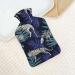 Leopard Pattern Hot Water Bottle with Lid - Rubber Pain Relief Bag for Cramps & Cold Therapy - Buy Online on GoSupps.com
