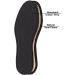 Pedag Deo Fresh Natural Terry Cotton & Sisal Insoles - Handmade in Germany (3 pairs, Black, US W8/EU 38) - Fully Washable for Dry, Fresh Summer Feet - Buy Online on GoSupps.com