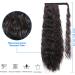 JessLab 24 Inch Corn Wave Drawstring Ponytail Extension | Medium Dark Brown (4#) | Heat Resistant Synthetic Hairpiece for Women - Buy Online on GoSupps.com