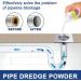 Pengzi Water Pipe Powder | Powerful Dredge Powder with High-Density Formula - Sink and Drain Pipe Dredging Powder for Bathroom Toilet Stains Floor Drain Food Scraps 100g - Buy Online on GoSupps.com