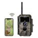 Follow WLAN Wild camera 24MP 1296P with wireless night vision width 23m 2.4 "screen IP66 Waterproof & 0.3S Watch release speed for animals