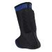 Achilles Sleeve with dual gel compression strips Large Black/Blue