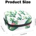 Stylish Tropical Cactus Menstruation Pad Bag with Zipper | Women's Napkin & Tampon Organizer | Eco-Friendly & Durable Tote for Girls - Buy Online on GoSupps.com