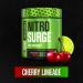 Jacked Factory NITROSURGE Pre Workout Supplement - Endless Energy Instant Strength Gains Clear Focus Intense Pump | Cherry Limeade Blue Raspberry Arctic White (90 Servings) - Buy Online on GoSupps.com