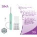 Spa Sciences SIMA Dermaplaning Tool - 2-in-1 Facial Exfoliation & Hair Removal System - Rechargeable Pink - Anti-Aging - 3 Speeds - Buy Online on GoSupps.com