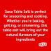 Saxa Sea Salt Coarse 350g Drum - Ideal for Cooking and Grinding | Pack of 1 - Buy Online on GoSupps.com