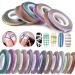 3 Rolls(One roll per size) Monochrome Scrub Nail Art Striping Tape Lines Width 1/2/3mm-Striping Tape for Nail Art-Nail Striping Tape Foil-Nail Striping Tape Thick-Nail Striping Tape with Dispenser-Self-Adhesive DIY Nail Art Tape 14 - Buy Online on GoSupps.com